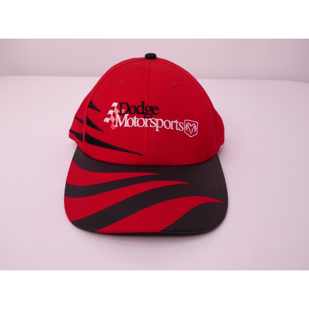 Dodge Motorsports Red Black SPLASH Baseball Hat Cap